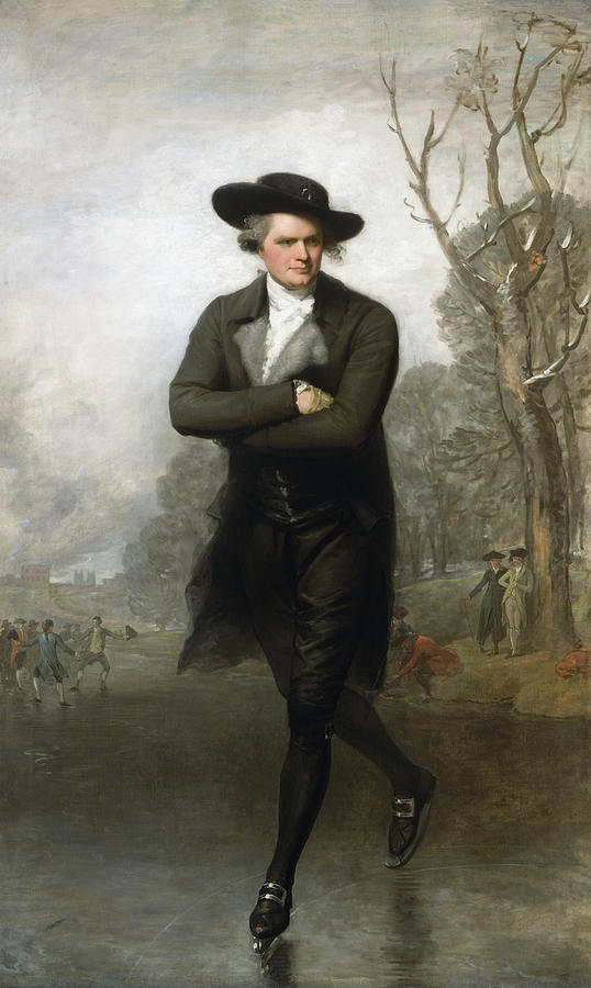 The Skater - Portrait of William Grant - Gilbert Stuart Painting by War Is Hell Store