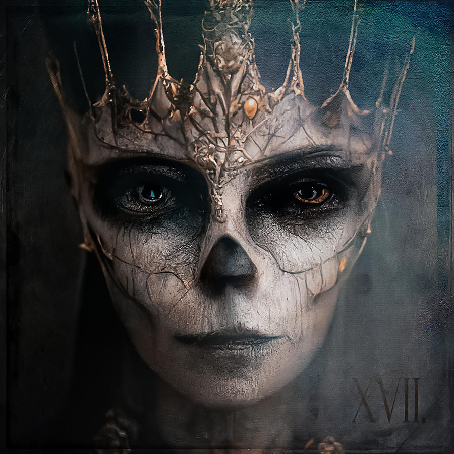 The Skeleton Queen Digital Art by Alisa Williams