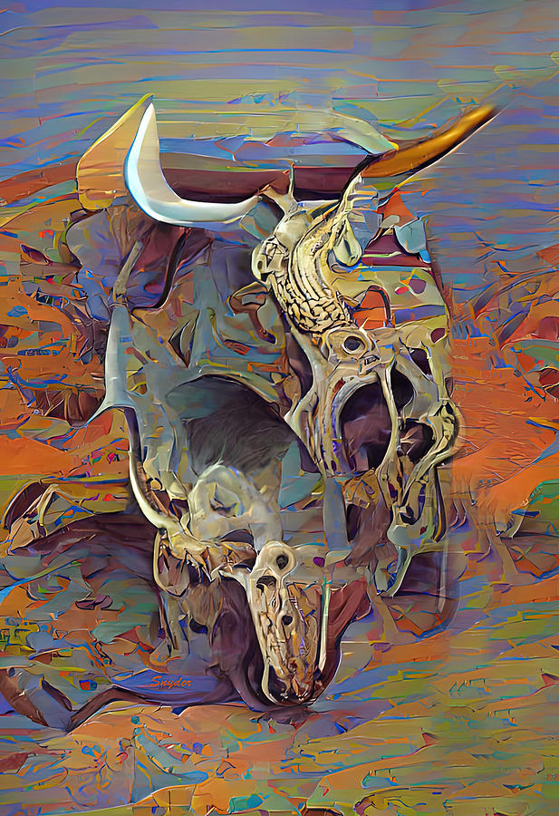 The Skull of Satan AI  Digital Art by Floyd Snyder