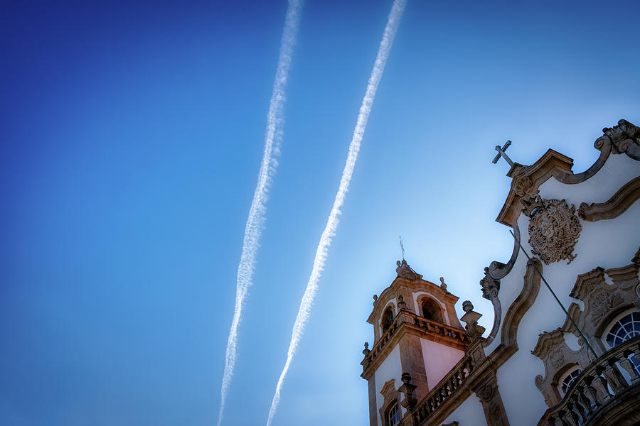 The sky above the Misericordia Photograph by Micah Offman