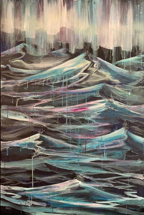 The Sky is Crying for the Ocean 24 x 36 Photograph by Tamara Kulish