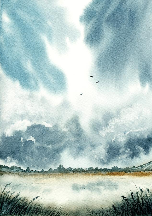 The Sky Painting by Nataliya Vetter