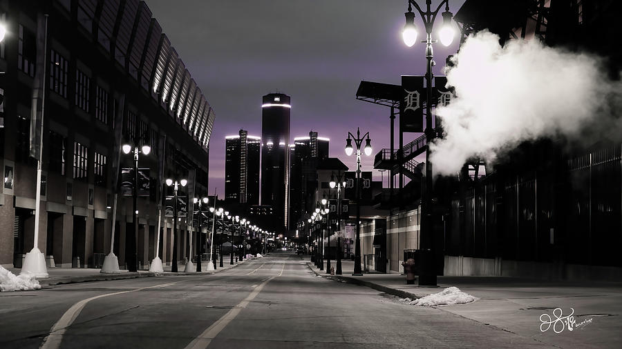 Detroit Photograph - The sky was all purple by Jessica Laura