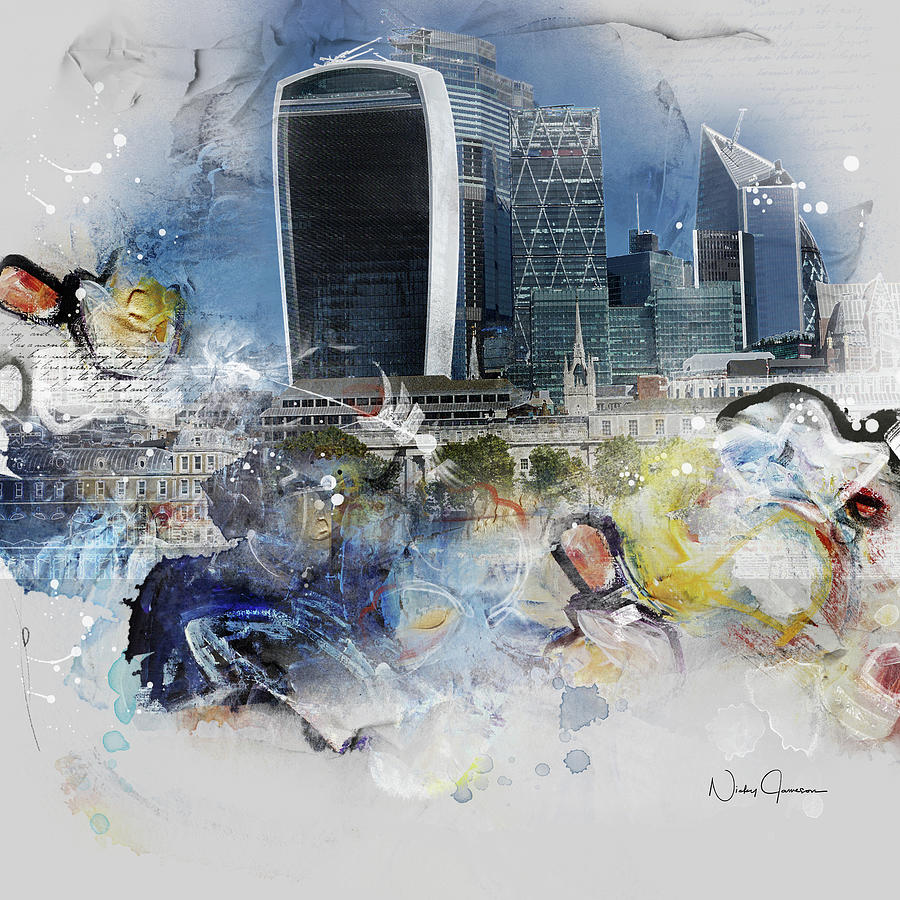 The Skyline Digital Art by Nicky Jameson