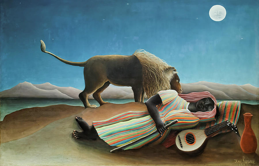 The Sleeping Gypsy Painting