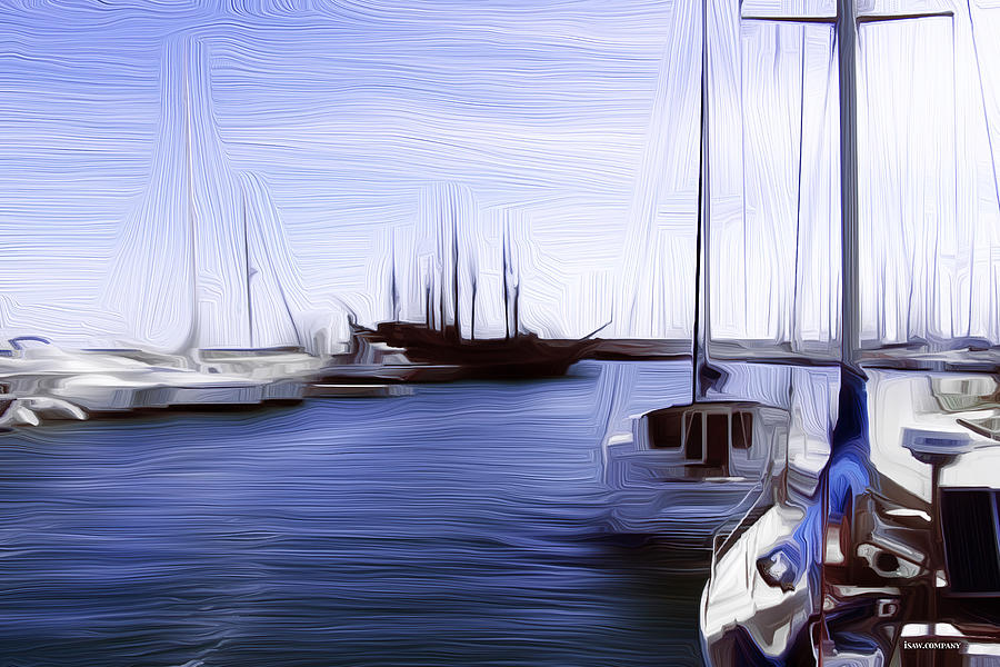 The Sleeping Yachts At Afternoon Digital Art