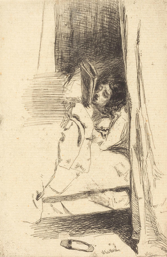 The Slipper Drawing by James McNeill Whistler - Fine Art America