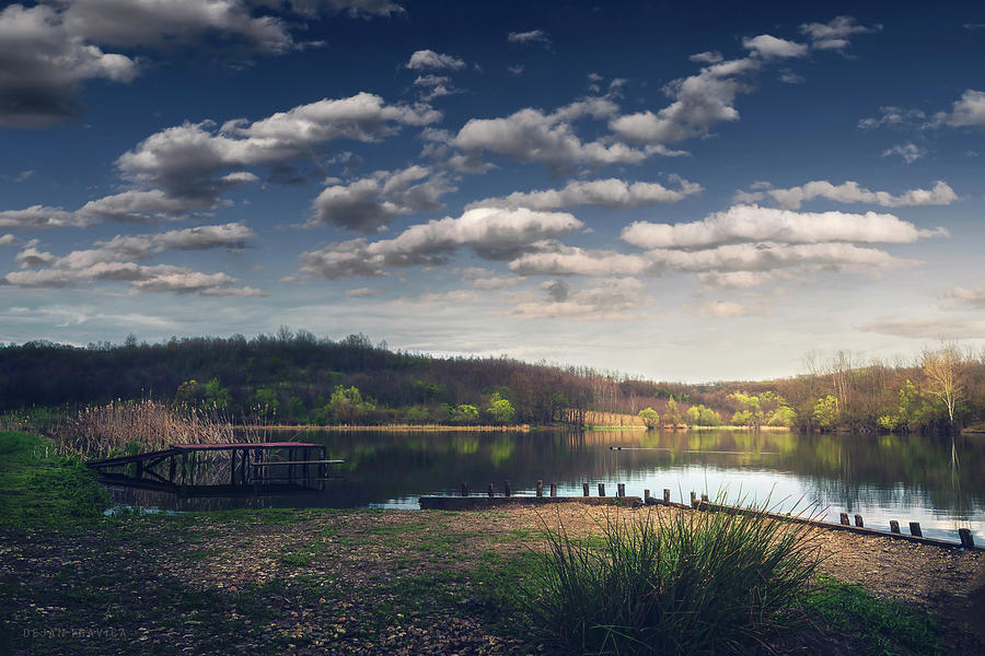 The small lake in early spring. Sumadija, Serbia. Photograph by Dejan Travica