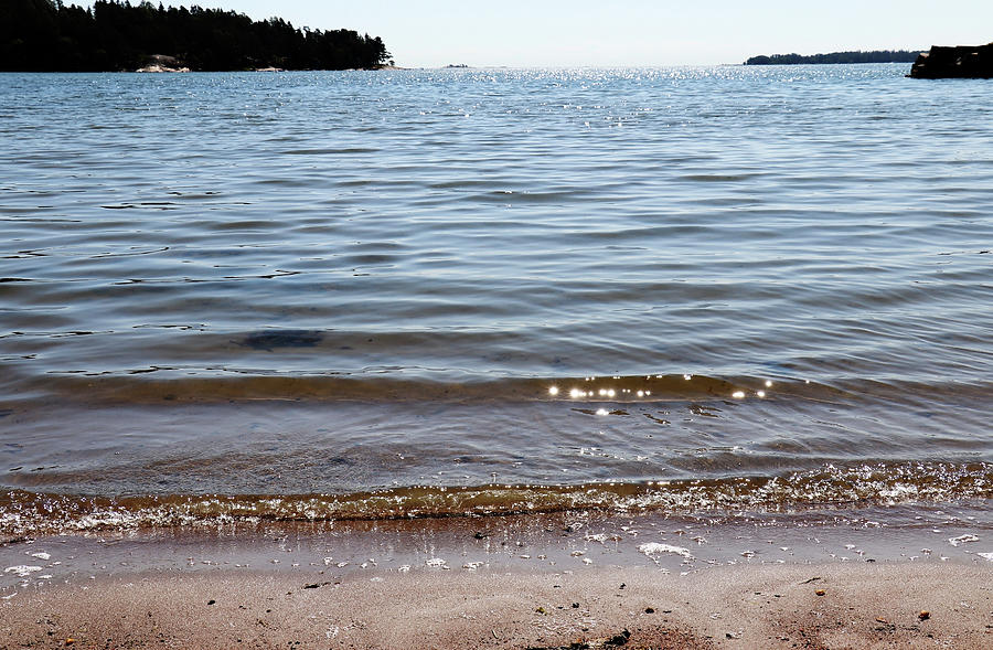 The Small Waves Of The Baltic Sea Photograph by Johanna Hurmerinta