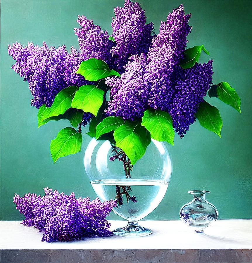 The Smell of Lilacs Digital Art by Bob Smerecki Pixels