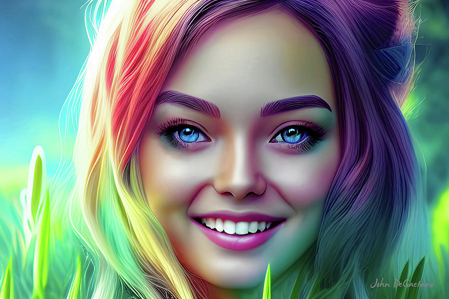 The Smile Digital Art by John DeGaetano