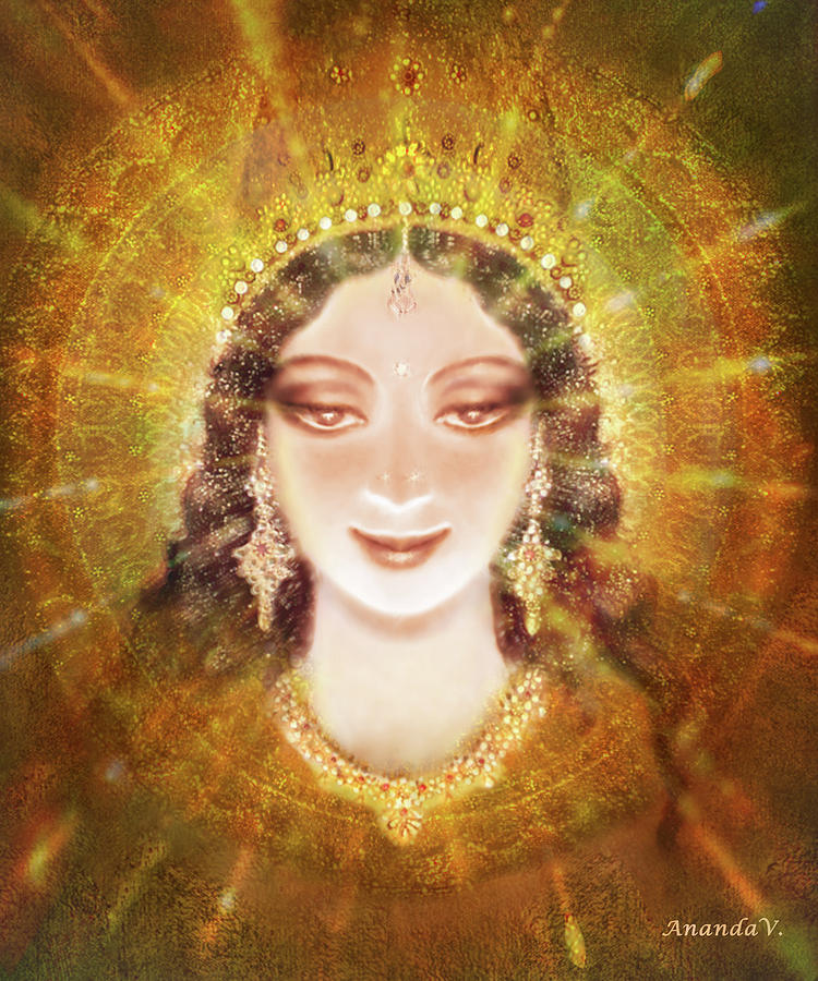 The Smile Of The Goddess Mixed Media