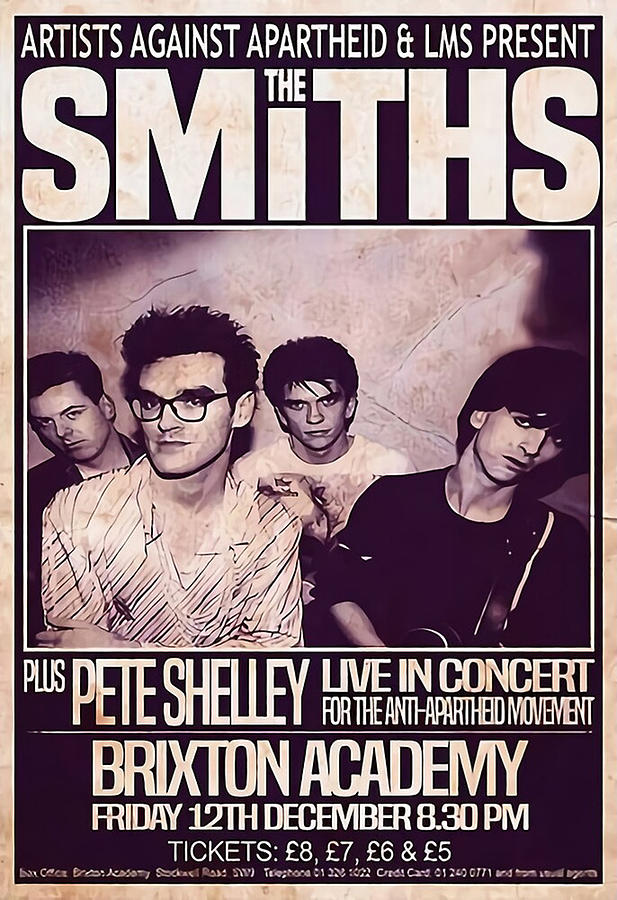 The Smiths Live Concert Digital Art by Kyle Goldman Fine Art America