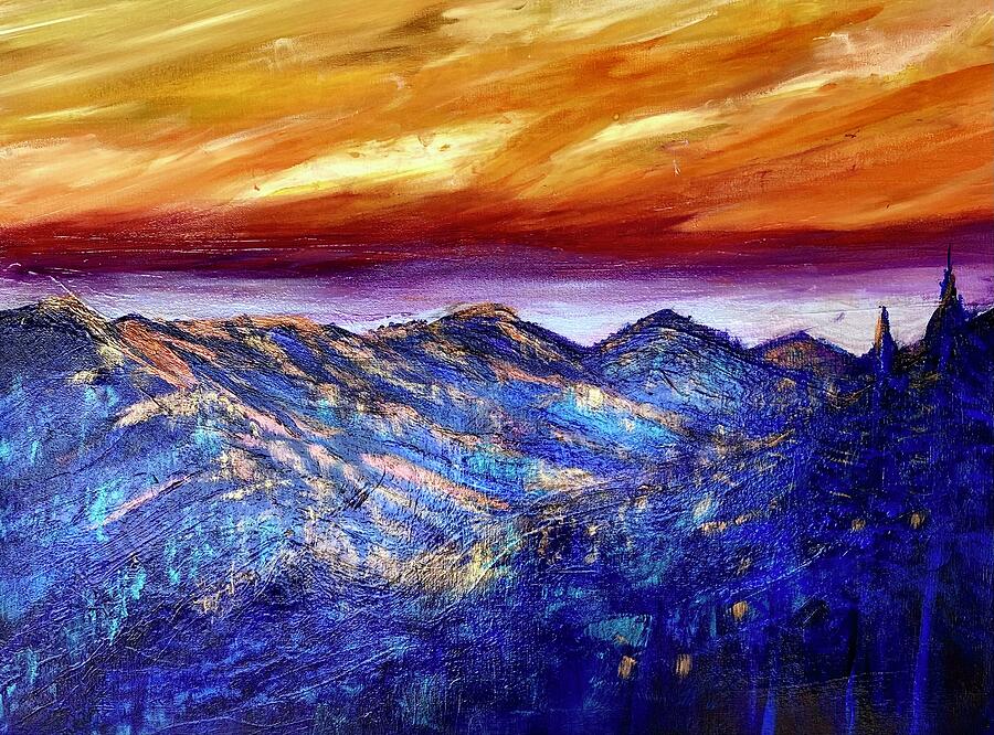 The Smokies Mountains Painting by Linda Waidelich | Fine Art America