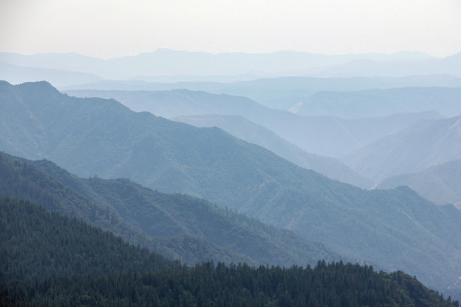 The Smoky Mountains of Yosemite Photograph by Robert Carter