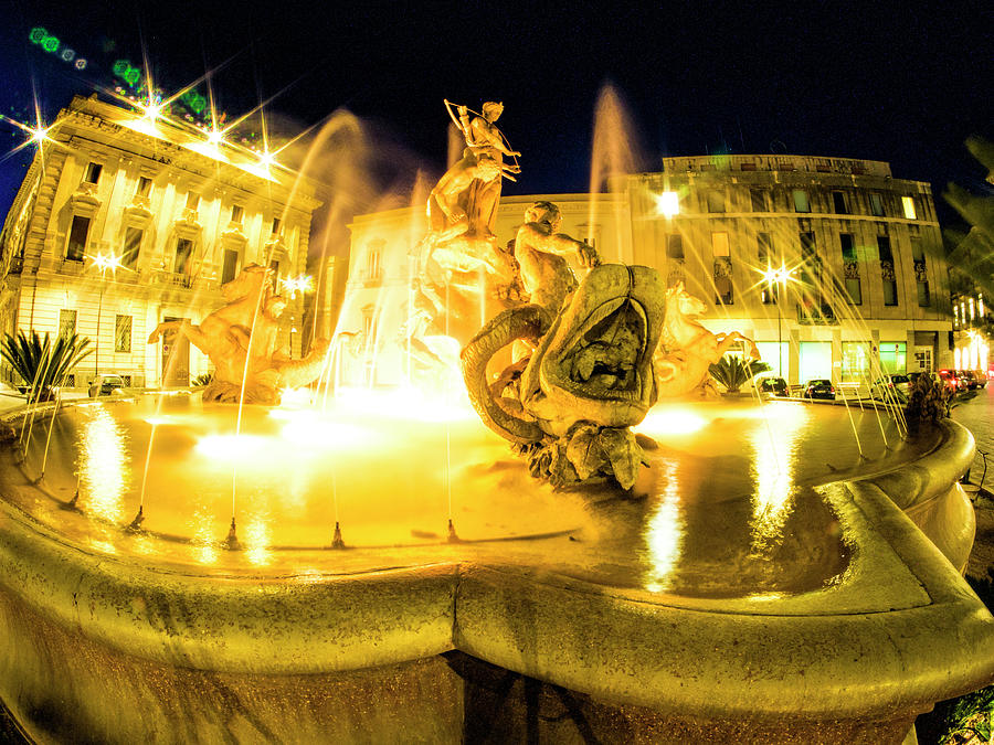 The snake at the fountain Photograph by Eggers Photography