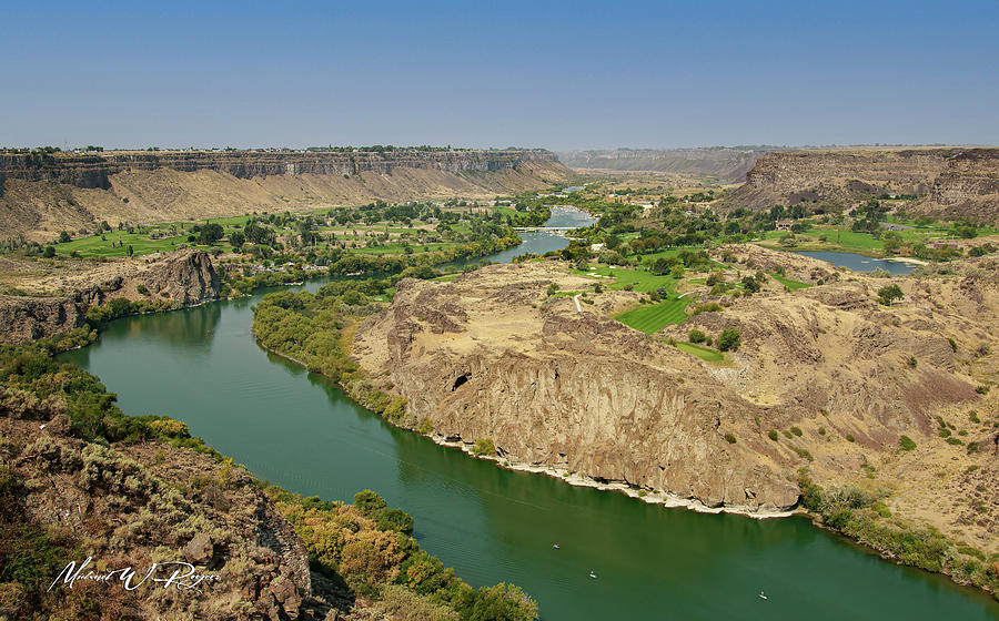 The Snake River Canyon Twin Falls Idaho Photograph by Michael W Rogers