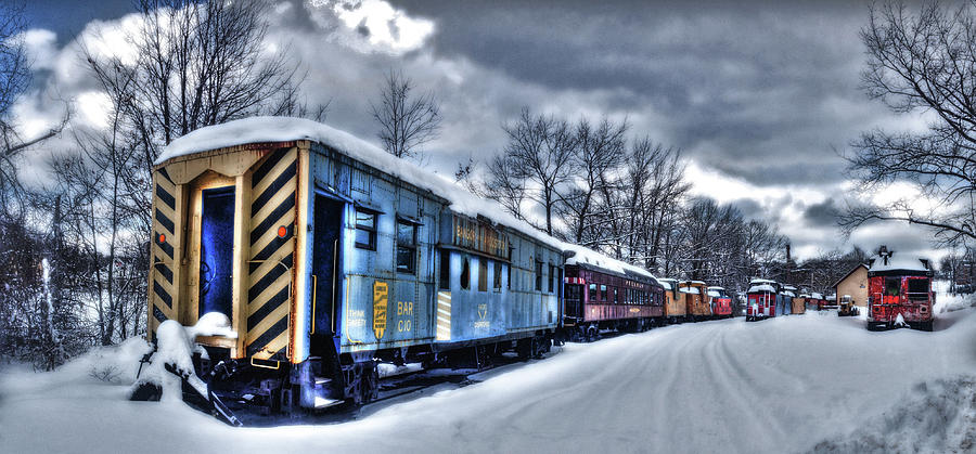The Snow Train Photograph by Wayne King