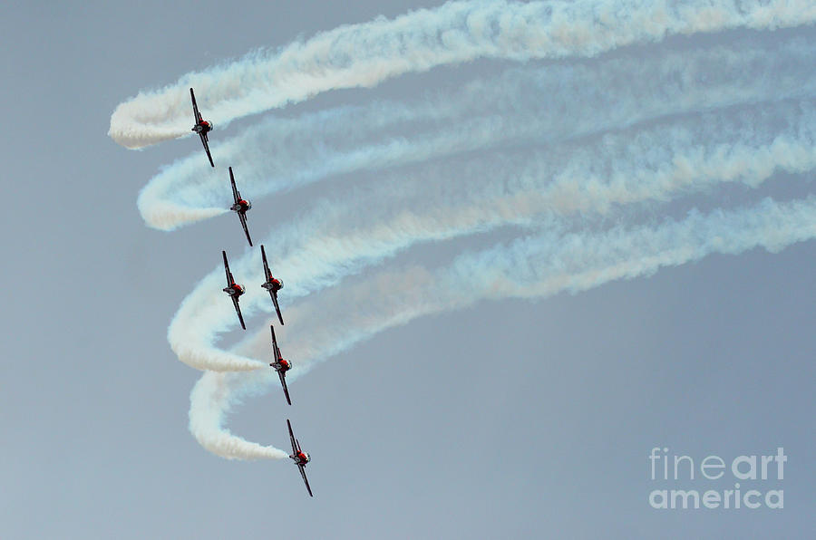 The Snowbirds Bending The Curve 42 Photograph by Bob Christopher