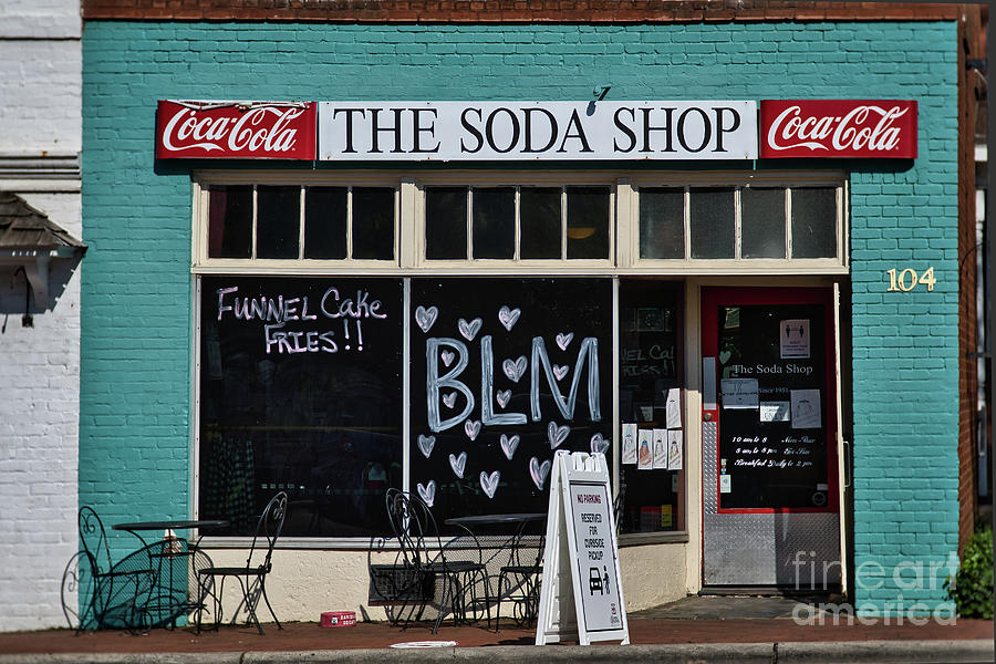 The Soda Shop in Davidson Photograph by Amy Dundon