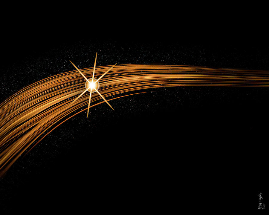The Solar Star - Galaxy Project - 2022 #124 by Stan Weyler Digital Art by Stan Weyler