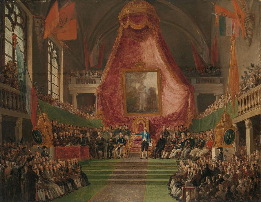 The Solemn Inauguration of University of Ghent by the Prince of Orange ...