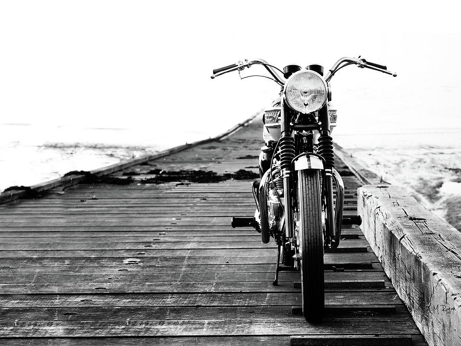 Transportation Photograph - The Solo Motorcycle by Mark Rogan