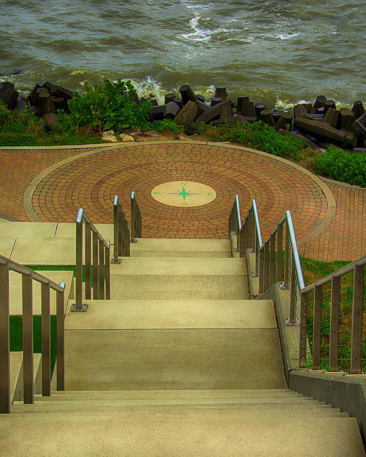 The Solstice Steps - Lakewood, Ohio Photograph by Mitch Spence