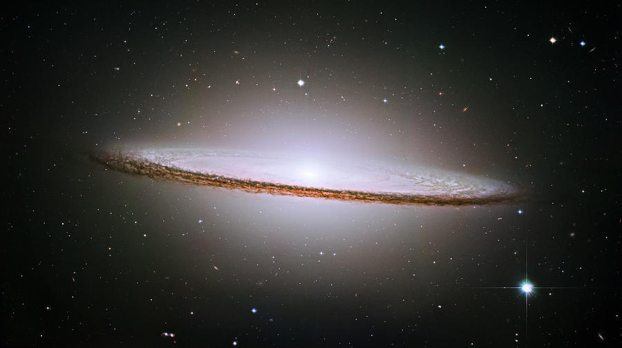 Space Photograph - The Sombrero Galaxy #1 by Nasa