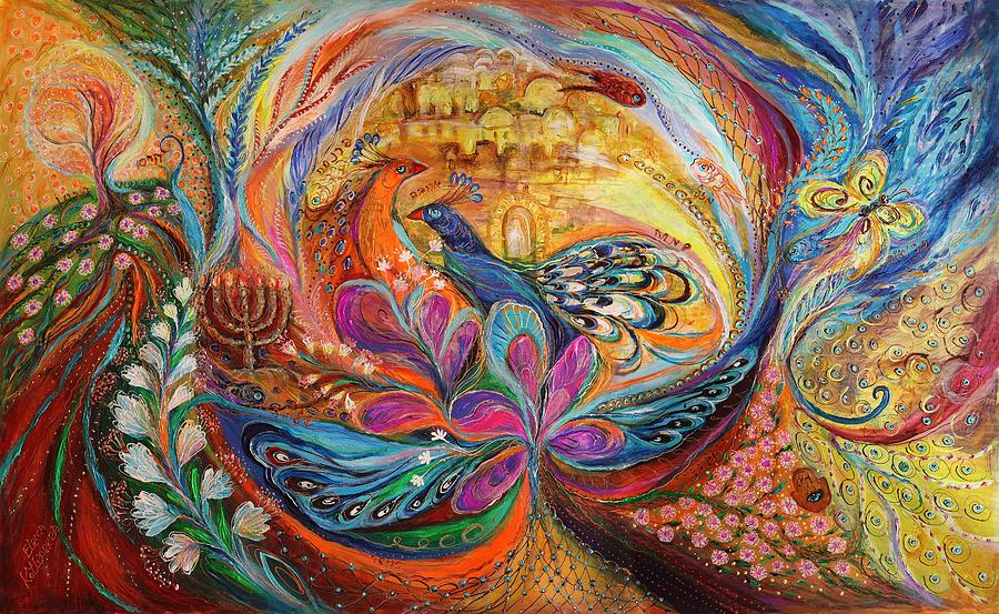 The song of Safed Painting by Elena Kotliarker - Fine Art America