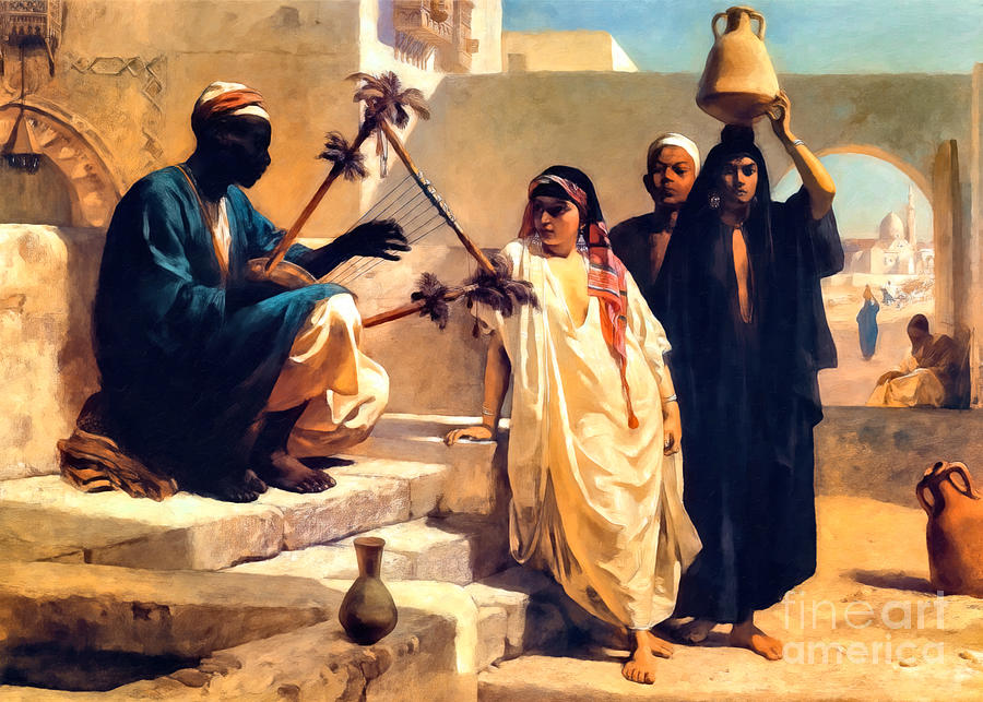 The Song of the Nubian Slave Photograph by Munir Alawi