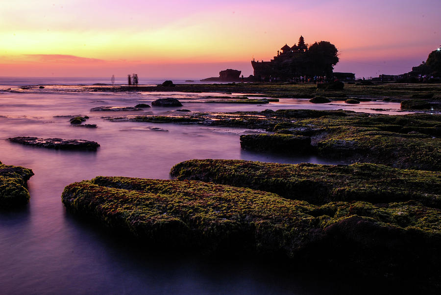 The Temple By The Sea - Tanah Lot Sunset, Bali Photograph by Earth And Spirit