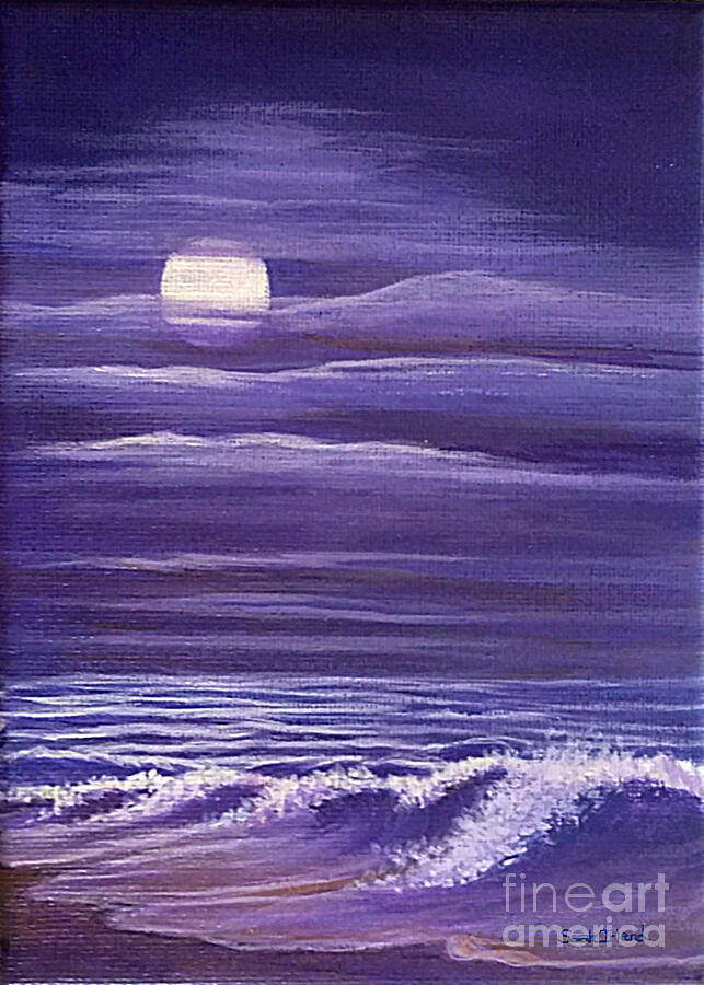 The Soothing Moon Painting by Sarah Irland