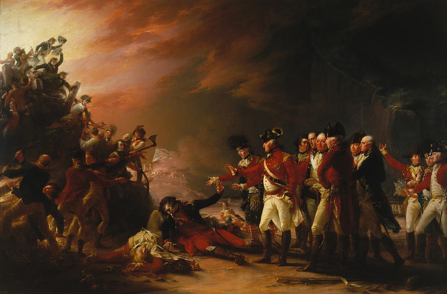 The Sortie Made by the Garrison of Gibraltar - John Trumbull 1789 Painting by War Is Hell Store