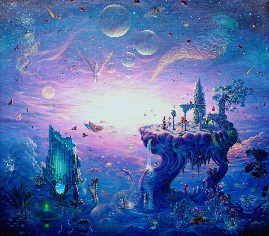 Dream Painting - The  soul mirror by Tuco Amalfi