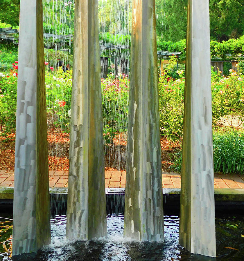 The Sound Fountain At Brookside Gardens Photograph