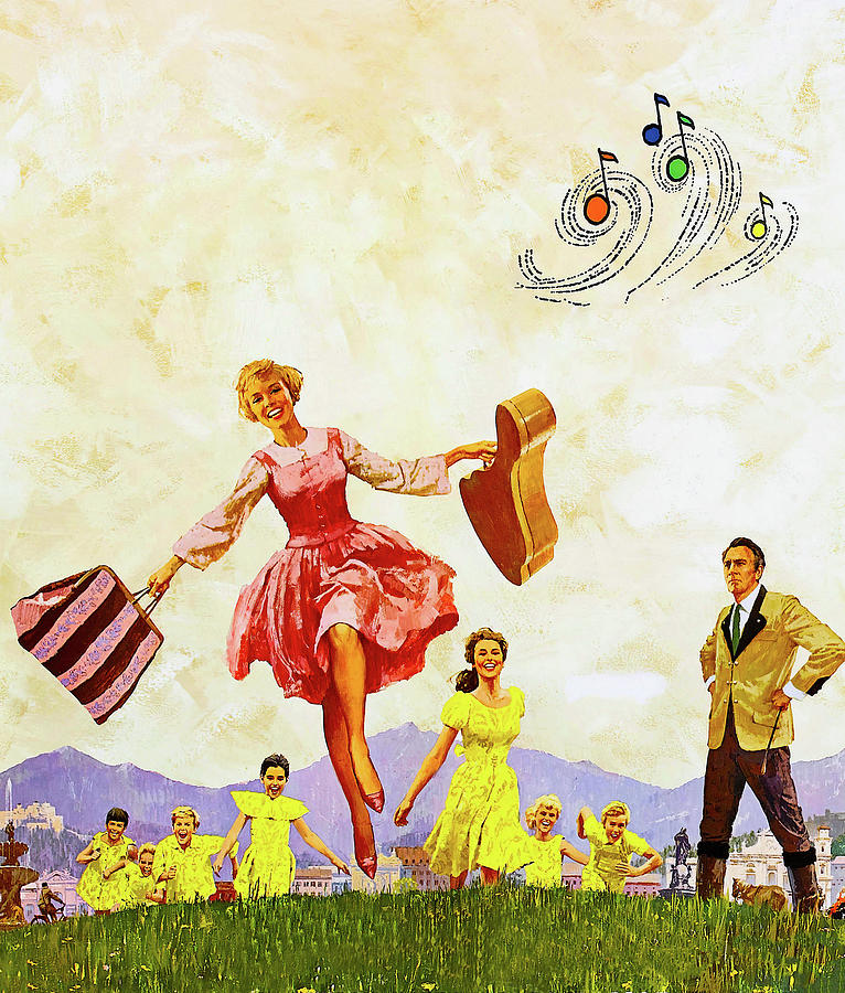 The Sound of Music, 1965, movie poster painting by Howard Terpning Painting by Movie World Posters