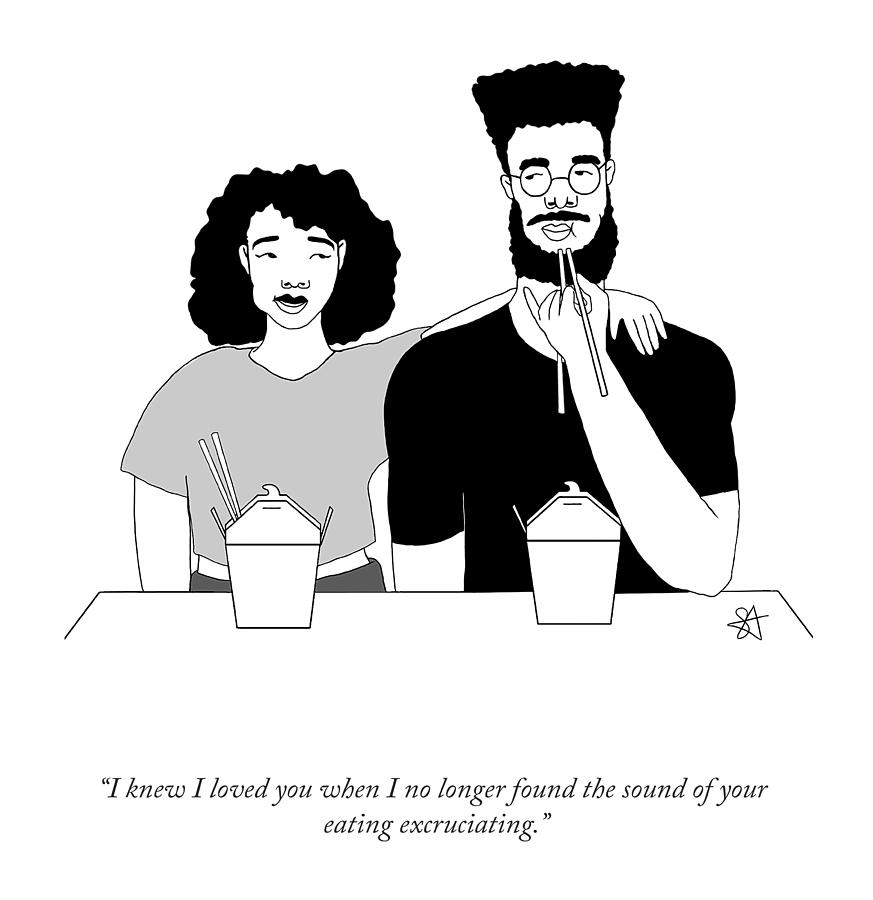 The Sound Of Your Eating Drawing by Sarah Akinterinwa The Sound Of Your Eating Drawing by Sarah Akinterinwa