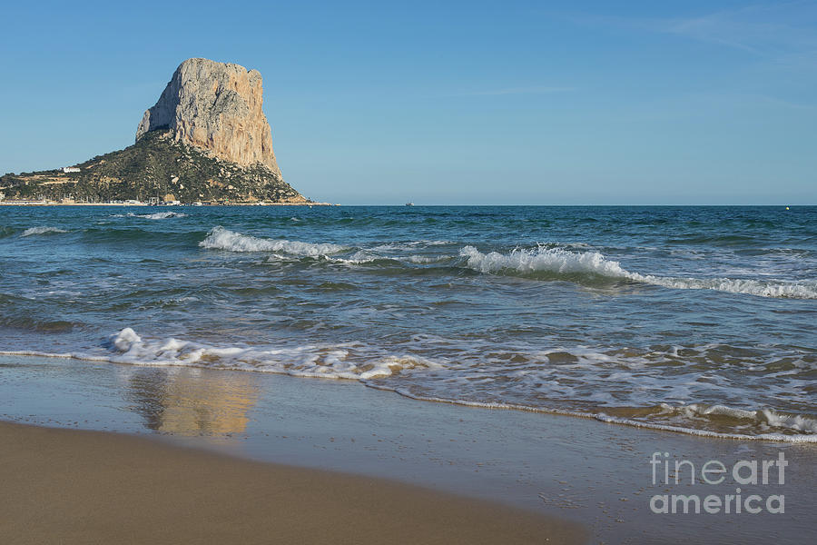 The south face of the Penon de Ifach in Calpe Photograph by Adriana Mueller