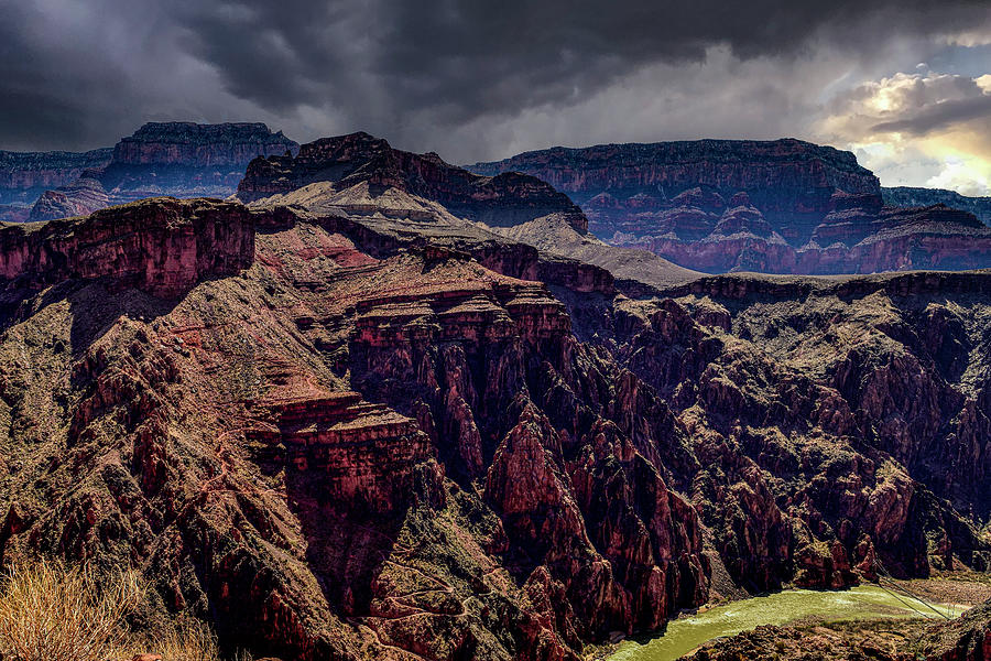 The South Kaibab Descending to Colorado Photograph by Amazing Action Photo Video
