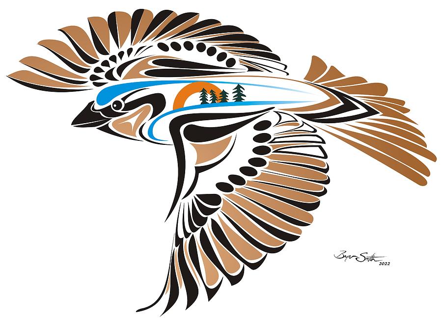 The Sparrow Digital Art by Bryan Smith