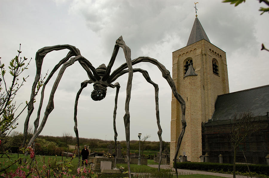 Louise Bourgeois Photograph - The Spider Mom at Mariakerke by Lieve Snellings