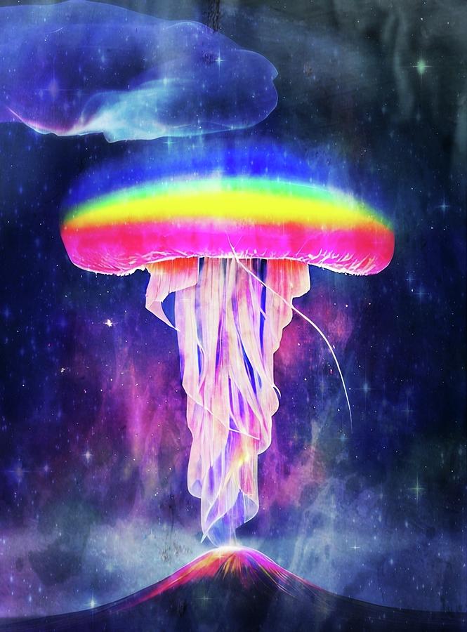 The Spirit of Jelly Mountain Digital Art by Ally White