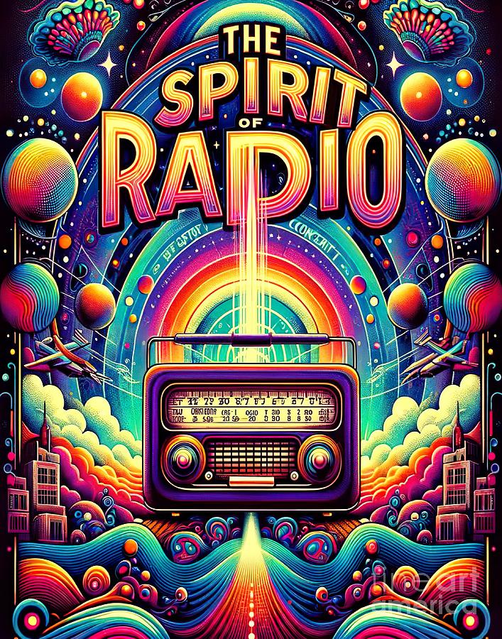 The Spirit of Radio music poster Digital Art by Movie World Posters