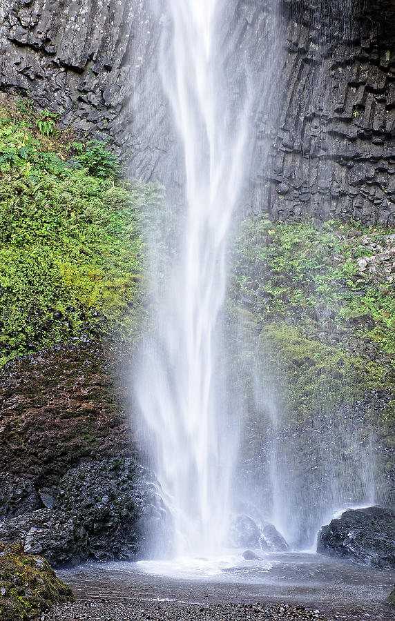 The Spirit of the Creek -- Latourell Falls in Guy W. Talbot State Park, Oregon Photograph by Darin Volpe