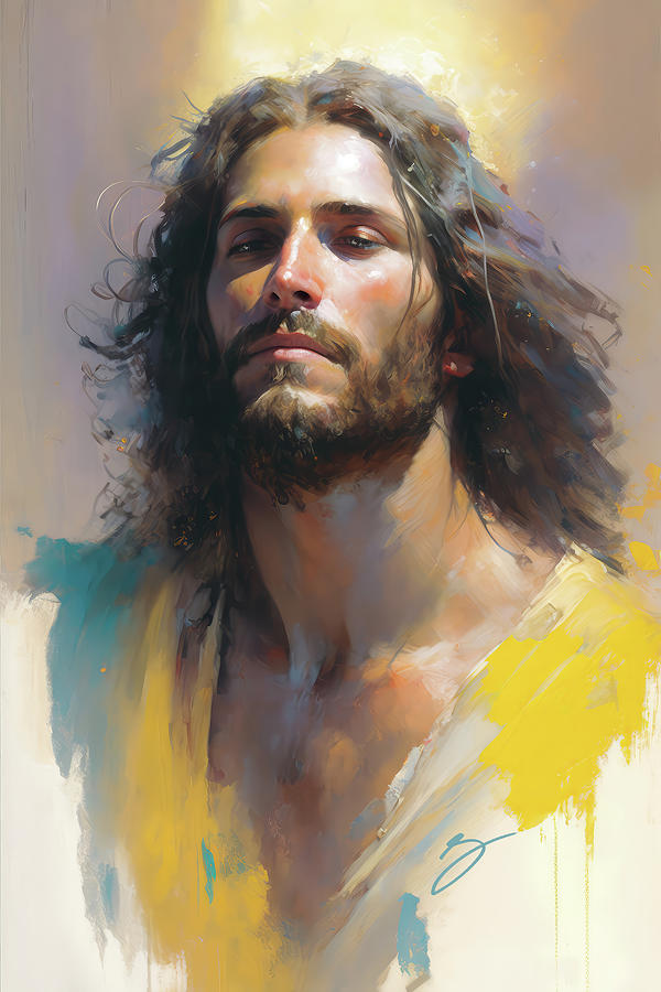 The Spirit of the Lord Shall Rest Upon Him Painting by Greg Collins ...