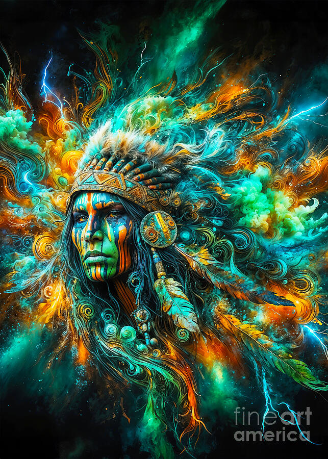 The Spirit of Thunderclaw Digital Art by Michael Moriarty The Spirit of Thunderclaw Digital Art by Michael Moriarty