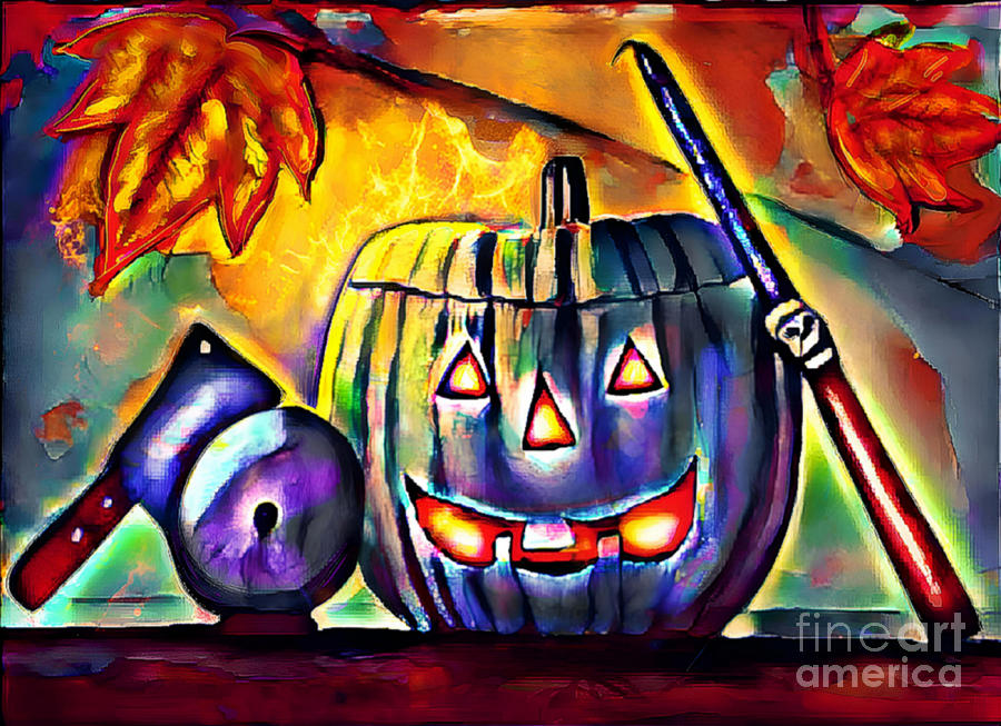 The Spooky All Hallows Eve Digital Art by BelleAme Sommers
