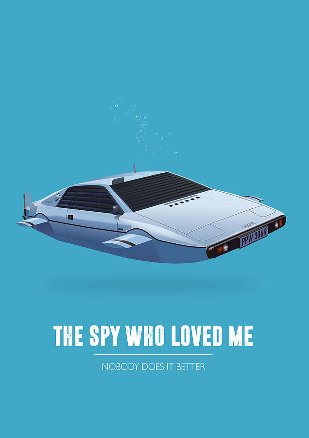 The Spy Who Loved Me - Alternative Movie Poster Digital Art by Movie Poster Boy