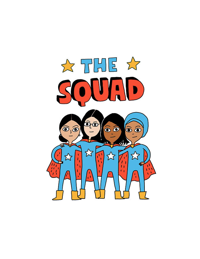 The Squad Drawing by Diana Udovicic